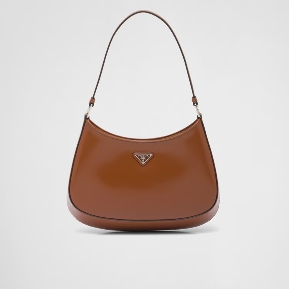Prada Cleo brushed leather shoulder bag